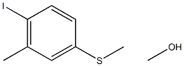 3-IODO-2-METHYL-6-METHYLTHIOBENZENE METHANOL Struktur