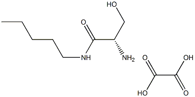 L-SERINE-N-PENTYLAMIDE OXALATE Struktur