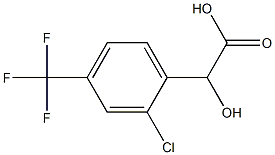 2-CHLORO-4-(TRIFLUOROMETHYL)MANDELIC ACID Struktur