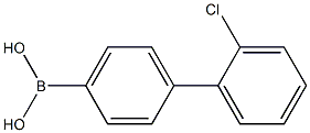 2'-chlorobiphenyl-4-ylboronic
 acid Struktur