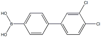 3',4'-dichlorobiphenyl
-4-ylboronic acid Struktur