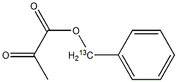 Benzyl [1-13C]pyruvate Struktur