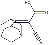 CYANO-(2-ADAMANTYLIDENE)ACETIC ACID Struktur