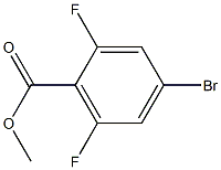 4-BROMO-2,6-DIFLUOROBENZOIC ACID METHYL ESTER Struktur