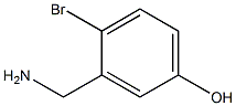 2-BROMO-5-HYDROXYBENZYLAMINE Struktur