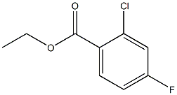 2-CHLORO-4-FLUOROBENZOIC ACID ETHYL ESTER Struktur