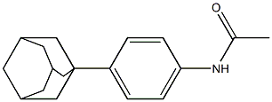 1-(4-ACETYLAMINOPHENYL)ADAMANTANE Struktur