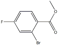 2-BROMO-4-FLUOROBENZOIC ACID METHYL ESTER Struktur