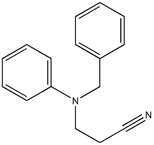 N-BENZYL-N-CYANOETHYLANILINE Struktur