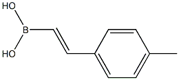 (E)-2-P-TOLYLETHENYL-1-BORONIC ACID Struktur