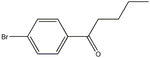 1-BROMO-4-N-PENTANOYLBENZENE Struktur