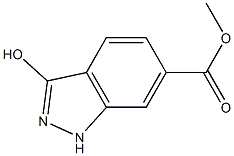 3-HYDROXYINDAZOLE-6-CARBOXYLIC ACID METHYL ESTER Struktur