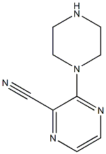 2-CYANO-3-(PIPERAZINO)PYRAZINE Struktur