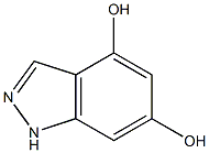 4,6-DIHYDROXYINDAZOLE Struktur