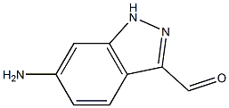 6-AMINOINDAZOLE-3-CARBOXYALDEHYDE Struktur