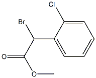 BROMO(2-CHLORO-PHENYL)ACETIC ACID METHYL ESTER Struktur