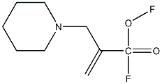 1,1,-Difluoro-2-(Piperidinylmethyl)Acrylic Acid Struktur