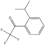 2,2,2-Trifluoro-1-(2-Isopropylphenyl)Ethanone Struktur