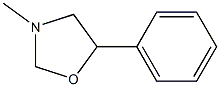 3-Methyl-5-Phenyl-1,3-Oxazolidine Struktur