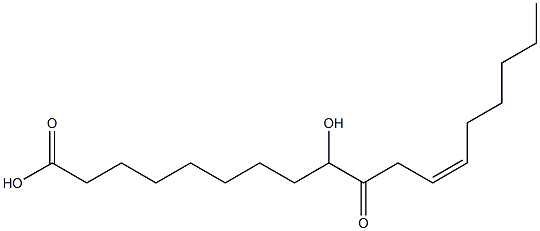 9-HYDROXY-10-OXO-12(Z)-OCTADECENOIC ACID Struktur