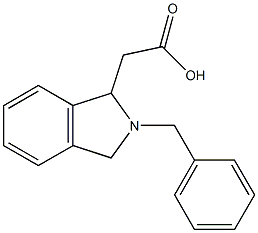 2-(2-BENZYLISOINDOLIN-1-YL)ACETIC ACID Struktur