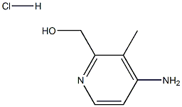 4-AMINO-3 -METHYL 2-HYDROXYMETHYL PYRIDINE.HCL Struktur