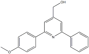 (2-(4-methoxyphenyl)-6-phenylpyridin-4-yl)methanol Struktur