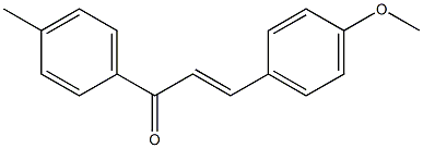 (E)-3-(4-methoxyphenyl)-1-p-tolylprop-2-en-1-one Struktur