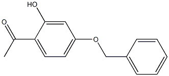 1-(4-(benzyloxy)-2-hydroxyphenyl)ethanone Struktur