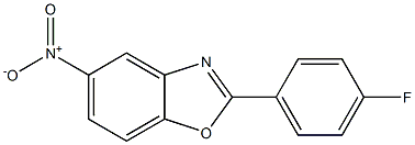 2-(4-fluorophenyl)-5-nitrobenzo[d]oxazole Struktur