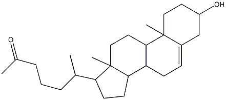 6-(3-hydroxy-10,13-dimethyl-2,3,4,7,8,9,11,12,14,15,16,17-dodecahydro-1H-cyclopenta[a]phenanthren-17-yl)heptan-2-one Struktur