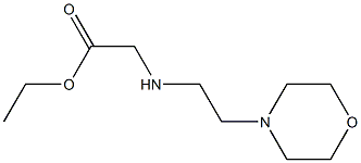 (2-MORPHOLIN-4-YL-ETHYLAMINO)-ACETIC ACID ETHYL ESTER Struktur