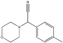 (4-METHYLPHENYL)(MORPHOLIN-4-YL)ACETONITRILE Struktur