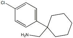 1-[1-(4-CHLOROPHENYL)CYCLOHEXYL]METHANAMINE Struktur