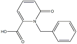 1-BENZYL-6-OXO-1,6-DIHYDROPYRIDINE-2-CARBOXYLIC ACID Struktur