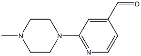 2-(4-METHYLPIPERAZIN-1-YL)ISONICOTINALDEHYDE Struktur