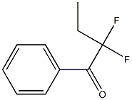 2,2-DIFLUORO-1-PHENYLBUTAN-1-ONE Struktur