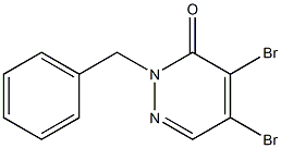 2-BENZYL-4,5-DIBROMO-2H-PYRIDAZIN-3-ONE Struktur