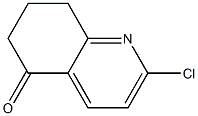 2-CHLORO-7,8-DIHYDROQUINOLIN-5(6H) -ONE Struktur