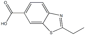 2-ETHYL-1,3-BENZOTHIAZOLE-6-CARBOXYLIC ACID Struktur