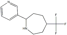 2-PYRIDIN-3-YL-5-(TRIFLUOROMETHYL)AZEPANE Struktur