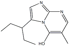 3-(1-ETHYLPROPYL)-6-METHYLIMIDAZO[1,2-A]PYRIMIDIN-5-OL Struktur