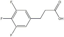 3-(3,4,5-TRIFLUOROPHENYL)PROPANOIC ACID Struktur