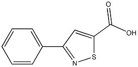 3-PHENYLISOTHIAZOLE-5-CARBOXYLIC ACID Struktur