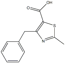 4-BENZYL-2-METHYL-1,3-THIAZOLE-5-CARBOXYLIC ACID Struktur