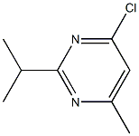 4-CHLORO-6-METHYL-2-ISOPROPYLPYRIMIDINE Struktur