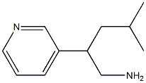 4-METHYL-2-PYRIDIN-3-YLPENTAN-1-AMINE Struktur