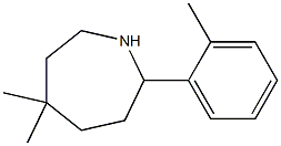 5,5-DIMETHYL-2-(2-METHYLPHENYL)AZEPANE Struktur