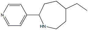 5-ETHYL-2-PYRIDIN-4-YLAZEPANE Struktur