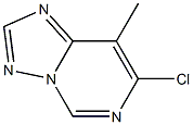 7-CHLORO-8-METHYL[1,2,4]TRIAZOLO[1,5-C]PYRIMIDINE Struktur